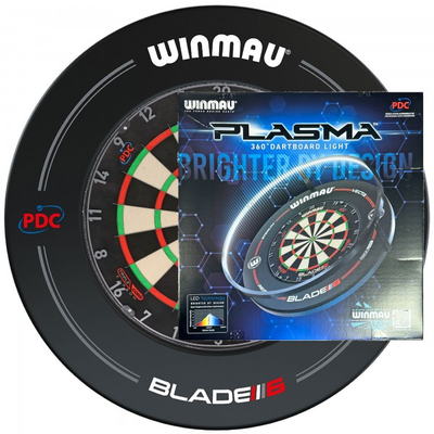 Steeldart Dartboard Starter Set, Darts WM 2025 Bundle 1, Blade 6 Komplettset