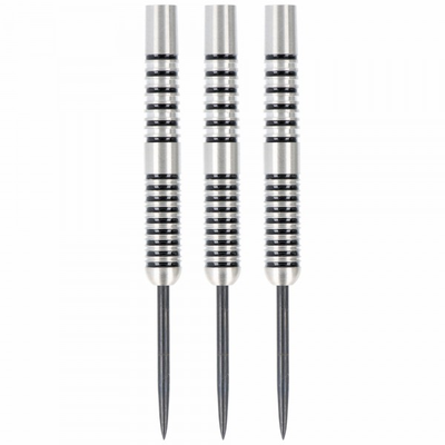 Steeldart Barrel schwarz, silber, 80% Tungsten, 23 Gramm