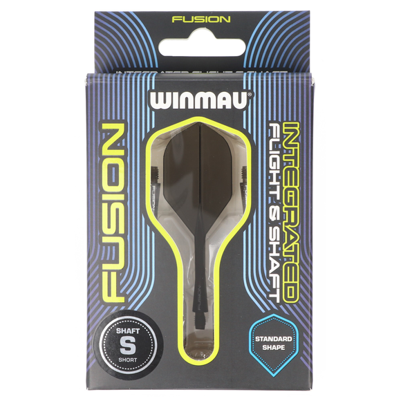 Winmau Fusion Dart Flight und Shaft, Standard, dunkelgrau, short, 22mm, 7 image