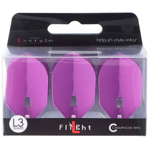 L-Style L3Pro Shape Champagne Flight, purple, 3 Stück, 8 image