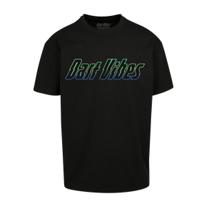 Dart Vibes Big Typo Oversize Shirt (Black), Farbe: Schwarz, Größe: XL