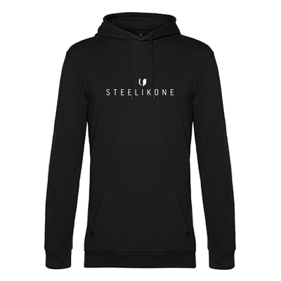 HOODIE - STEELIKONE, Farbe: Schwarz, Größe: S
