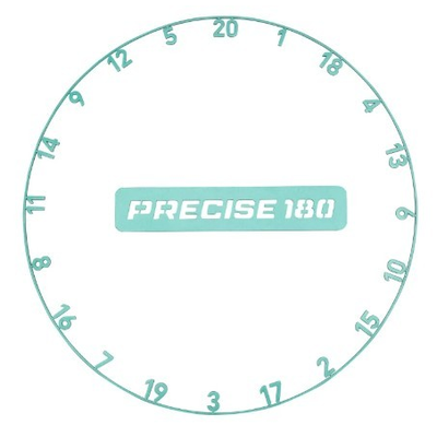 Precise180 Zahlenring OnePiece Frozen Mint aus einem Stück