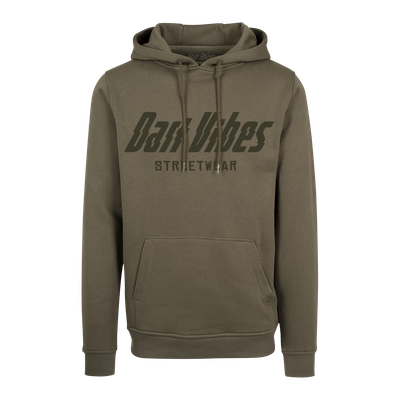 Dart Vibes Streetwear Hoodie (Olive), Farbe: Olive, Größe: XL
