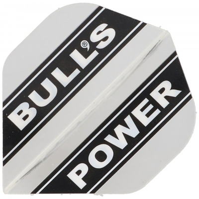Bull's Powerflite, transparent-schwarz, 3 Stück