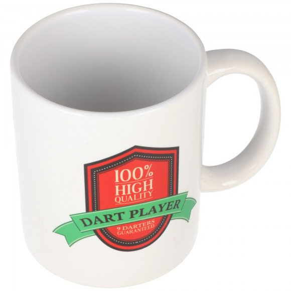 Tasse 100% High Quality Dart Player - 9 Darters, Keramik