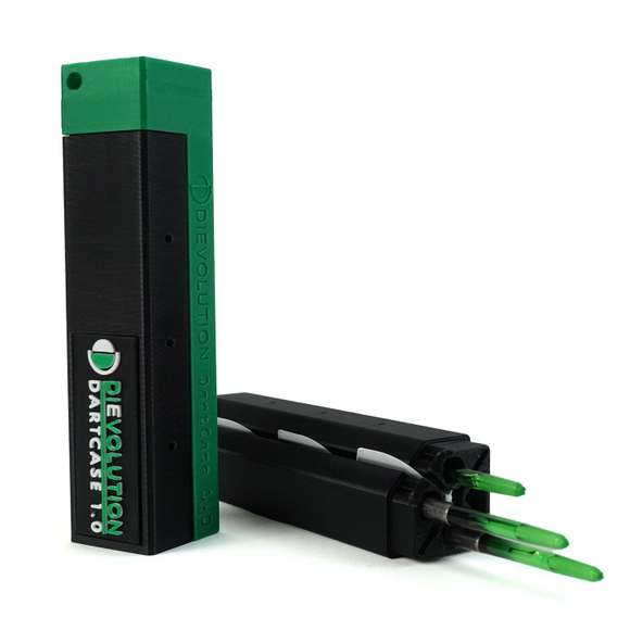 DIEVOLUTION DartCase 1.0 Slim- Dartpfeiltasche / Dartcase / Aufbewahrung für 3 Darts