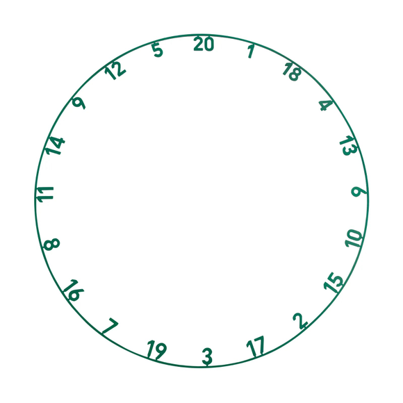 Precise180 | OnePiece Lasercut Number Ring | Hunting Green, Farbe / Coating: Hunting Green, 5 image