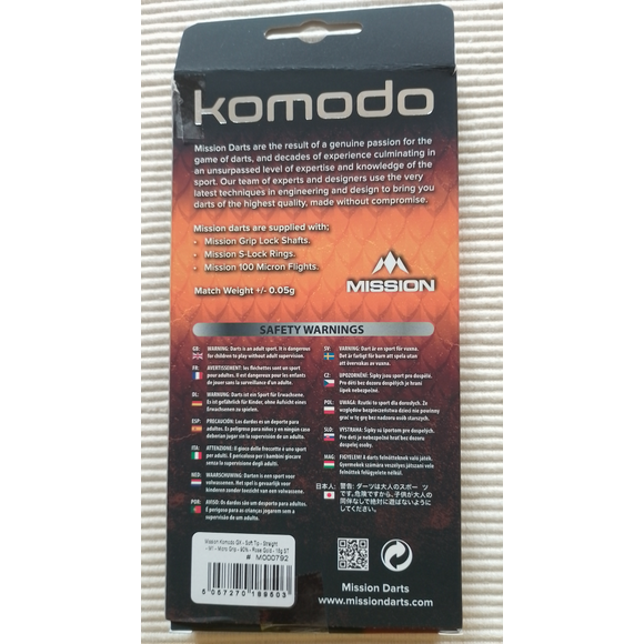 Mission Komodo Soft Flieger, 18gr. 90% Tungsten, 4 image