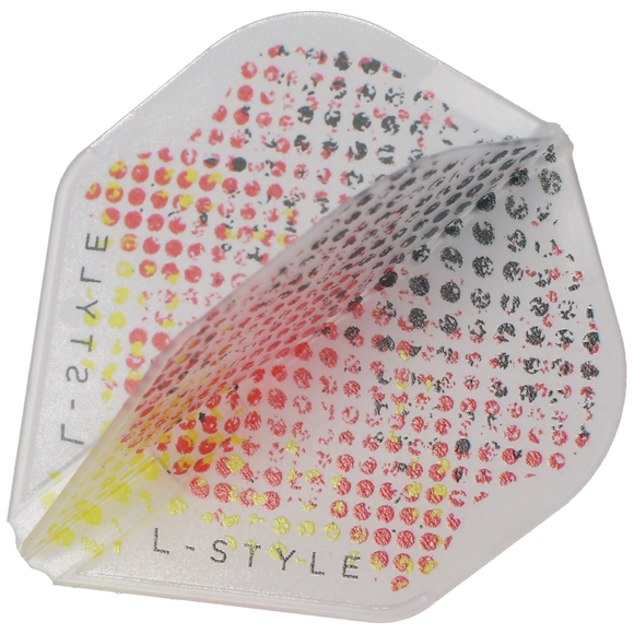 L-Style EZ L- Flights, L1, Type B, Gabriel Clemens, V4, klar-weiß, 3 Stück, 2 image