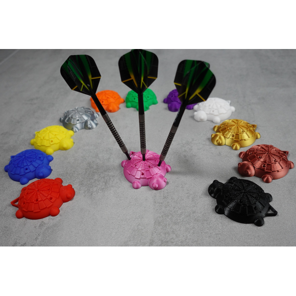 Dartkröte - Dartständer/ Dartshalter für 9 Darts
