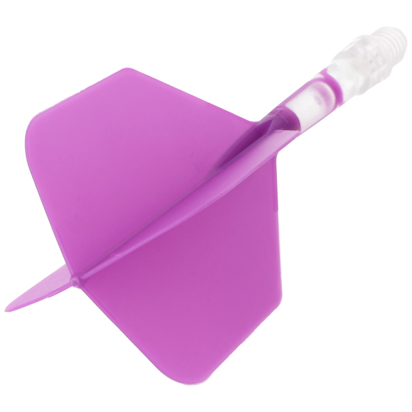 Cuesoul integrierte Dart Flights AK7, Standard M, violett transparent, 5 image