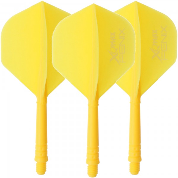 Fenix Dart Flight und Shaft, All-In-One System, gelb, 28mm