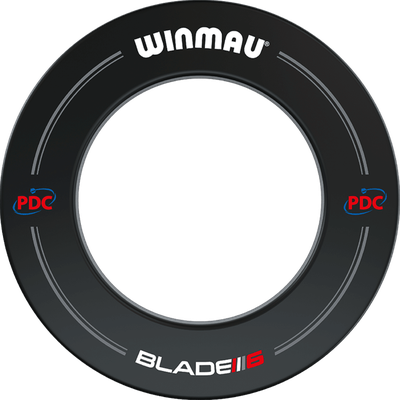Winmau PDC Blade 6 Dartboard Surround, Farbe: Schwarz