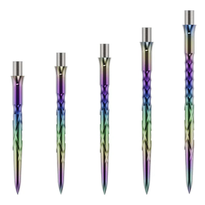 Caliburn Evo Dart Points - HAN G2 - Rainbow, Länge: 28mm
