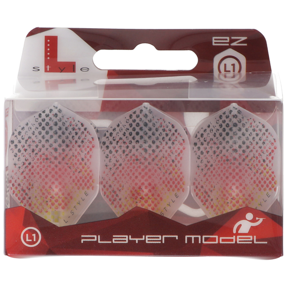 L-Style EZ L- Flights, L1, Type B, Gabriel Clemens, V4, klar-weiß, 3 Stück, 8 image