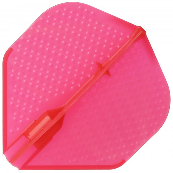 L-Style Flights L1 EZ Dimple Dart Flight rot, 3 Stück