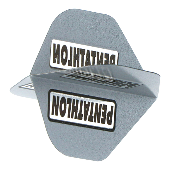 Pentathlon HD100 Dart Flights, silber, 3 Stück, 7 image