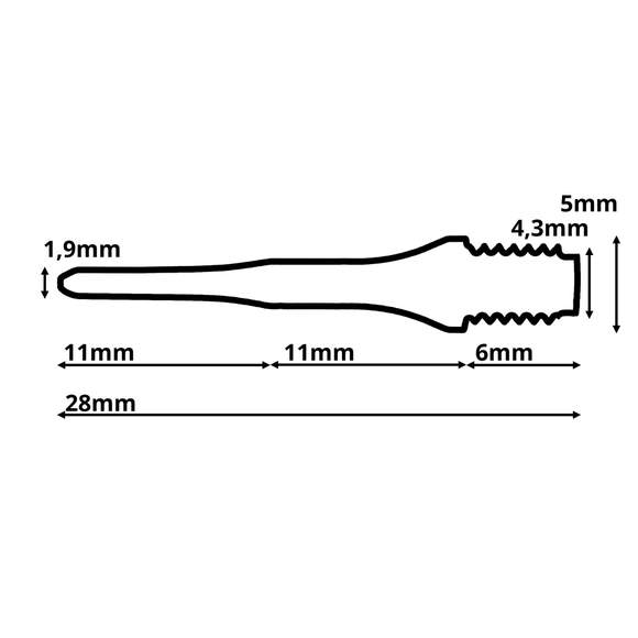 EVO Dartspitzen opalgrün, 100 Stück, 4 image