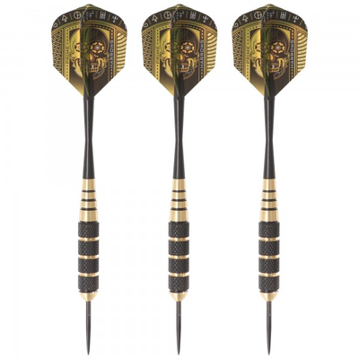 Harrows Voodoo Steeldart Brass Knurled Grip, 27 Gramm