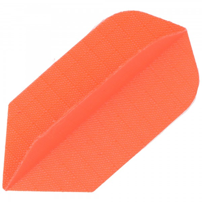 Nylonflight Slim orange, Dartflight Stoff, 3 Stück