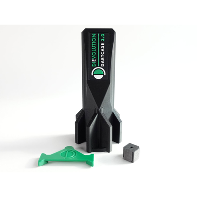 DIEVOLUTION DartCase 3.0 - Dartpfeiltasche / Dartcase / Aufbewahrung für 3 Darts