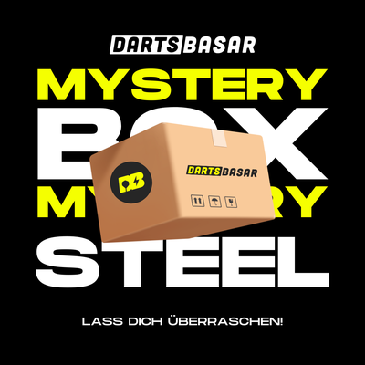 Darts Basar Mystery Box – Steel | Small, Medium & Premium, Variante: Steeldart, Wert: Small 29,95€