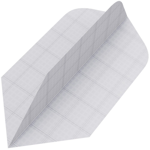 BULL'S Nylon Flights Slim Weiß