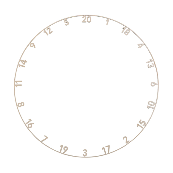 Precise180 | OnePiece Lasercut Number Ring | Urban Dust, Farbe / Coating: Urban Dust, 5 image