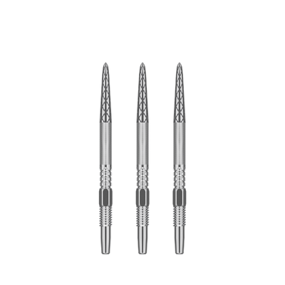 Target Swiss Point DX Spitzen - Silber, Länge: 26 mm