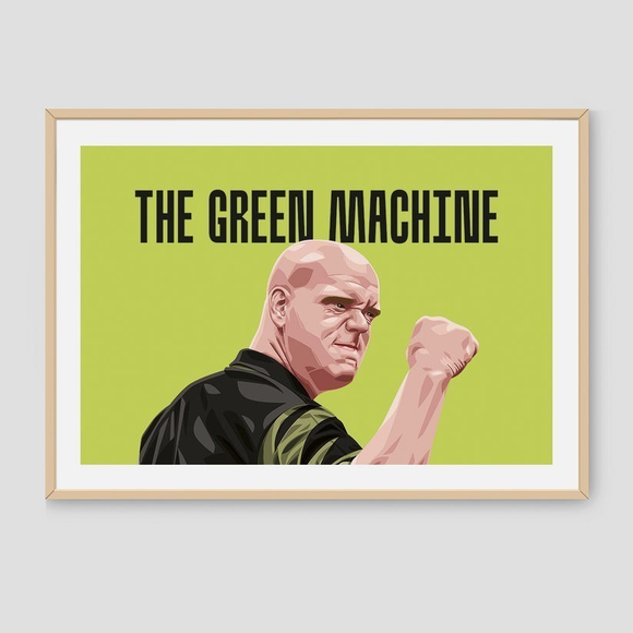 Darts Art Michael Van Gerwen - Print, Design: Michael van Gerwen, Format: A4