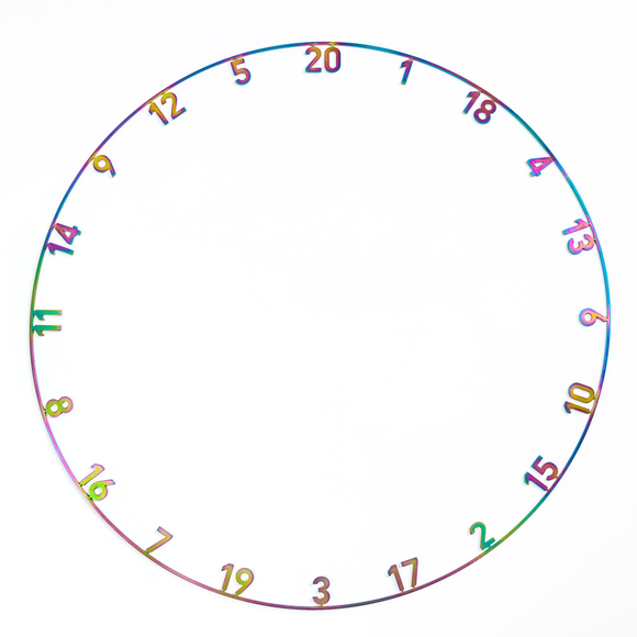 Precise180 | OnePiece Lasercut Number Ring | Prisma, Farbe / Coating: Prisma, 4 image