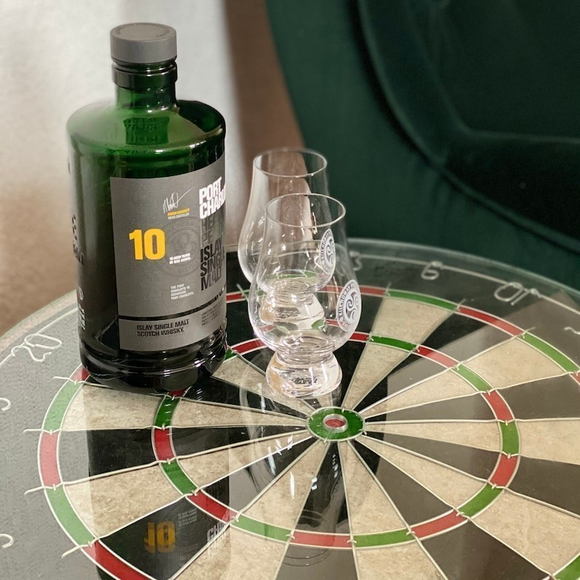 Beistelltisch/Couchtisch mit Dartscheibe "Neutral" Handmade, 4 image