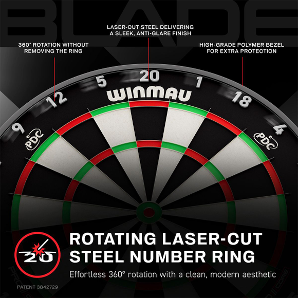 Winmau Blade X PDC Steeldartboard, 7 image