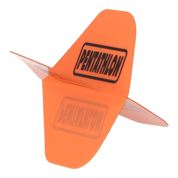 Pentathlon HD100 Dart Flights, neonorange, 3 Stück, 8 image