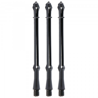 Side Wing Schaft, medium, schwarz, 3 Stück