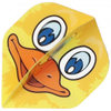 Dartflight gelb, Motiv Ente, 3er Set
