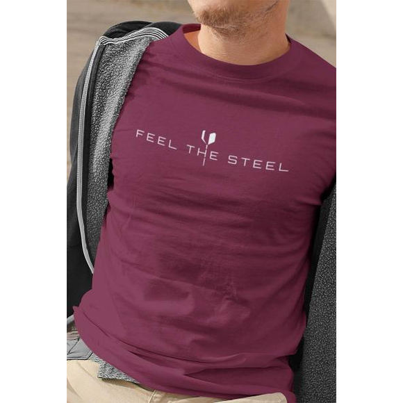 STEELIKONE T-Shirt - FEEL THE STEEL, Farbe: Schwarz, Größe: S, 7 image