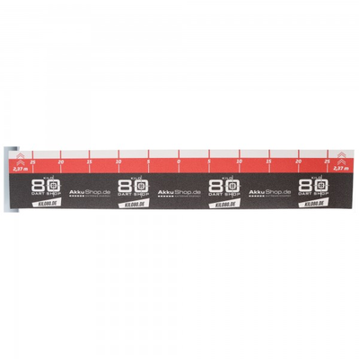 Dart Abwurflinie, der Aufkleber für den richtigen Abstand zum Dartboard, Dartautomat, mit einer raue