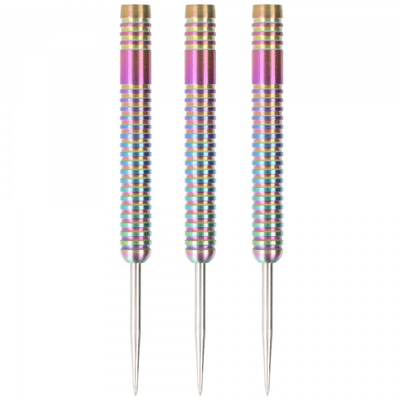 Steeldart Barrel, 90% Tungsten, rainbow, 51mm, 23 Gramm