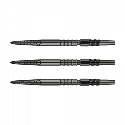 Target Swiss Points | Diamond Surge Schwarz, Länge: 26 mm