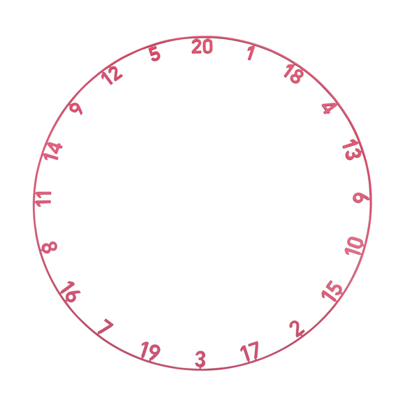 Precise180 | OnePiece Lasercut Number Ring | Cyber Pink, Farbe / Coating: Cyber Pink, 5 image