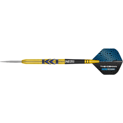 Red Dragon Gerwyn Price "Iceman" Avalanche Pro Gold Steeldart 90%, Gewicht: 23g