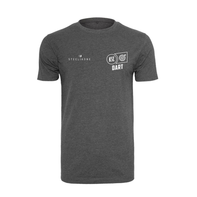 STEELIKONE - T-Shirt - KSC Dart Fan Shirt 3, Farbe: Charcoal, Größe: S