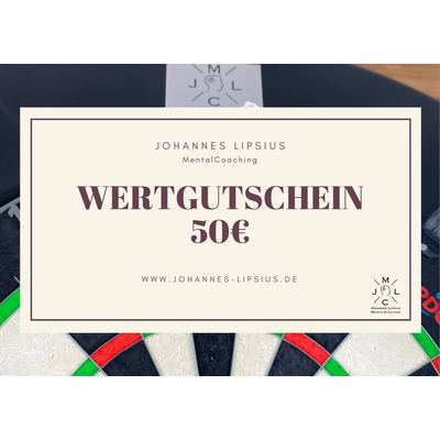 Wertgutschein 50€ - Mentalcoaching