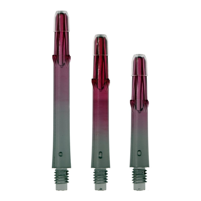 L-Style Locked Straight TwoTone Shafts - Schwarz / Pink, Länge: 190