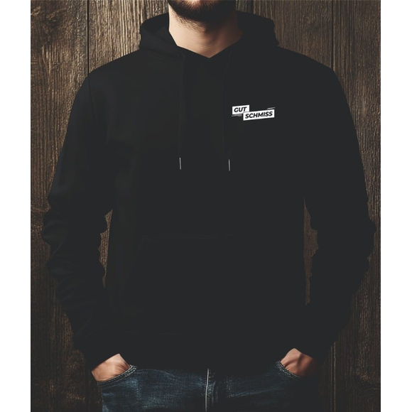 Gut Schmiss Hoodie Big Backprint, Farbe: Schwarz, Größe: 4XL, 4 image