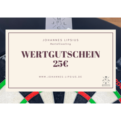 Wertgutschein 25€ - Mentalcoaching