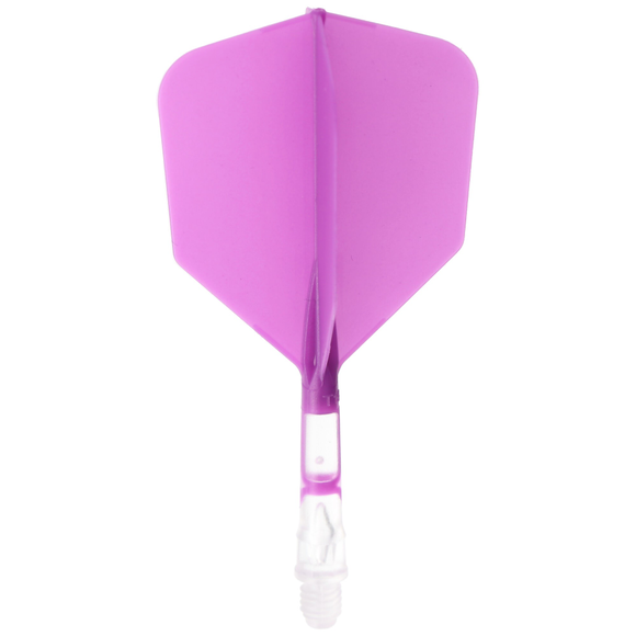 Cuesoul integrierte Dart Flights AK7, Standard M, violett transparent, 4 image