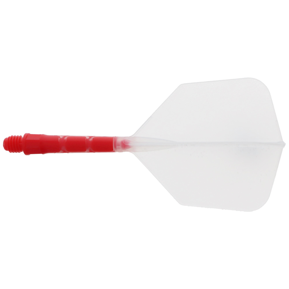 Cuesoul integrierte Dart Flights AK7, Standard M, rot weiß, 4 image